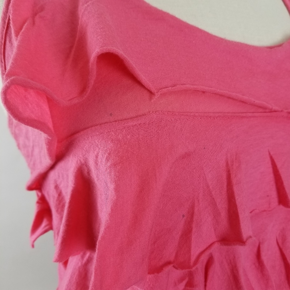 Pink Ruffle Tank - Picture 3 of 5